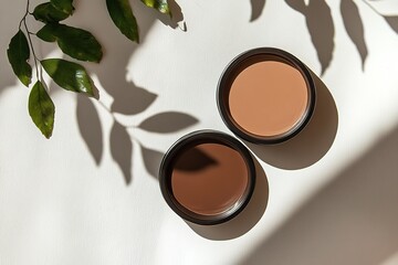 the plant of the trending color of the year is mocha mousse. neutral shades in the fashion and design industry.