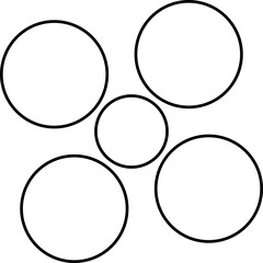 The image displays of simple stylized icon flower and geometric shapes likely part of turbines and vector illustration or graphic design. commonly used for creating logos patterns decorative element