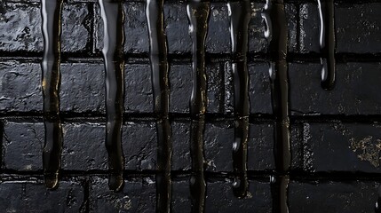 Old brick wall texture background with weathered and grunge surface details