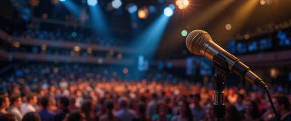 Live music performance concert hall photography nighttime close-up capturing the energy of the crowd