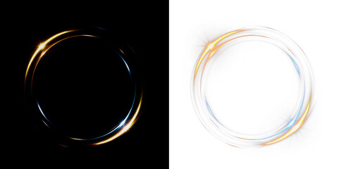 Portal, orange, glow, light, PNG — colorful swirl PNG with transparent glow. Overlay element for...