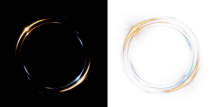 Portal, orange, glow, light, PNG — colorful swirl PNG with transparent glow. Overlay element for tech energy design, neon fantasy ring or vibrant radial light circle on dark.