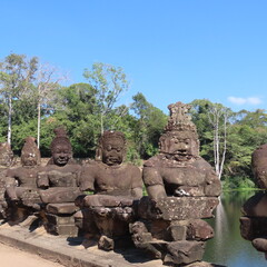 Ancient ruins in Angkor Wat, Cambodia