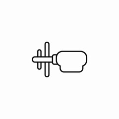 car spark plug icon sign vector