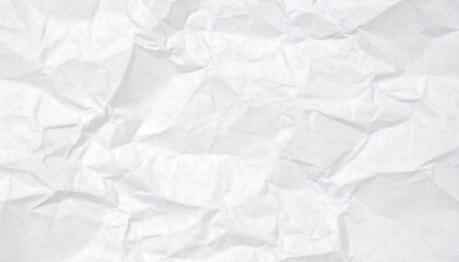 Obraz premium Crumpled white paper texture (4)