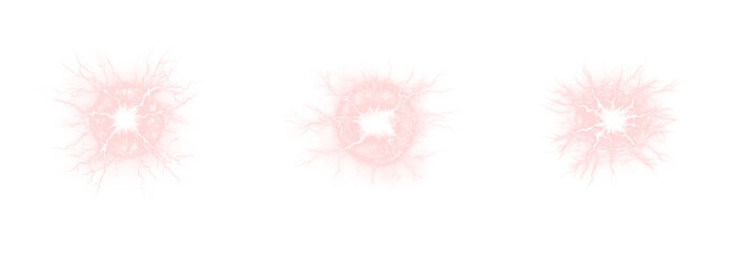 Lightning, effect, flash, spark, red create powerful glow. PNG electric strike bursts in Overlay with transparent shine. Realistic storm PNG perfect for thunder, explosion, and energy visuals.