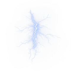 Bolt, lightning, flash, energy, discharge — glowing white PNG lightning bolt with transparent...