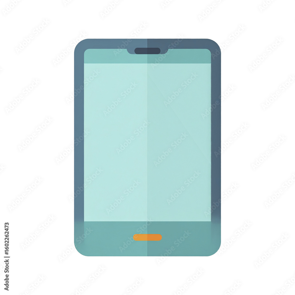 Poster smartphone mobile device technology screen gadget communication electronic digital phone modern flat