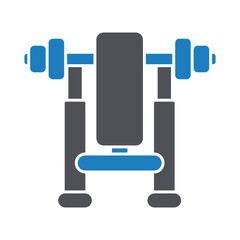 Obraz premium Fitness bench Vector Icon which can easily modify or edit