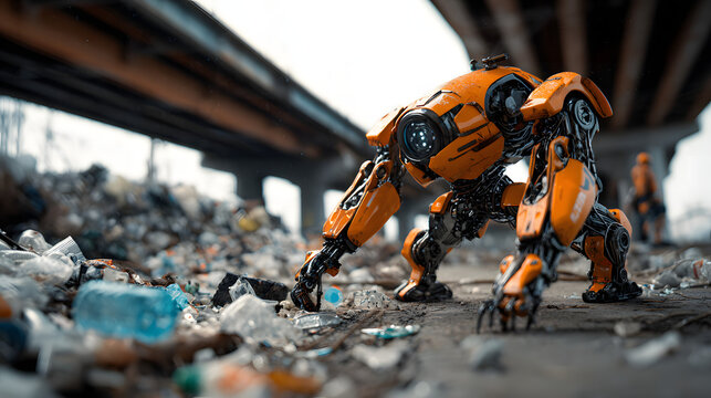 AI Scrap Collector at Industrial Site