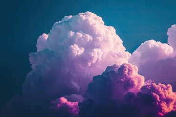 Massive clouds, vibrant colors, dramatic sky