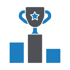 Leaderboard Vector Icon which can easily modify or edit