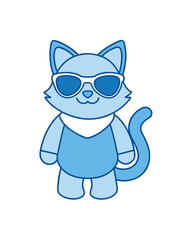 Cool cat feline