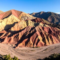 Colorful mountain range (1)