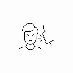 verbal abuse shouting icon sign vector