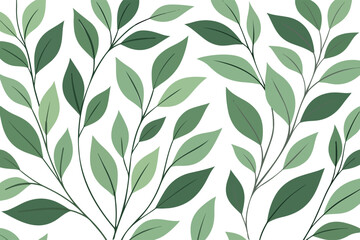 pattern of leaves. vector