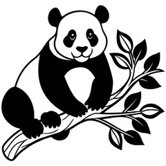 Panda Sitting in the Tree