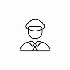 person police officer icon sign vector