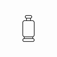 rectangular bottle cap icon sign vector