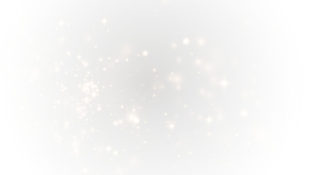Magical gold glitter burst with sparkles and fairy dust. Transparent PNG overlay.