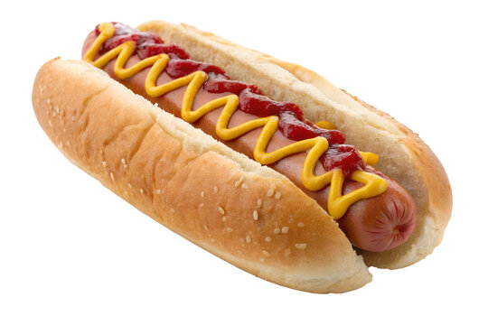 Hot dog isolated on transparent background