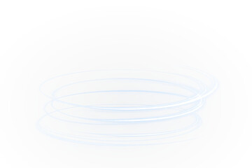 Blue, light, glow, bright, swirl — magical energy swirl PNG with transparent background. PNG Overlay perfect for neon glow effects, abstract motion, or futuristic design.