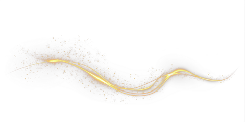 Beam, curve, dynamic, effect, flare create a bright trail PNG. Transparent PNG Overlay with glowing twist, magic sparkle and yellow shine—perfect for motion, speed, or modern energy designs.