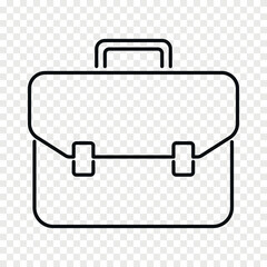 Briefcase business flat vector icon
