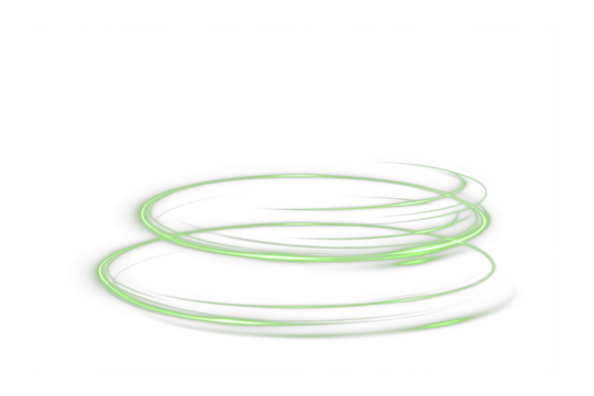 Green, wave, light, line, twirl shape this glowing PNG. Dynamic twirl energy PNG Overlay with transparent swirl—perfect for neon storms, vortex designs, or abstract power visuals.