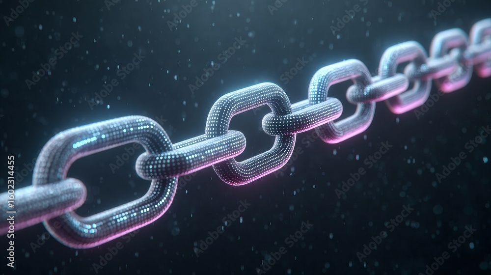 Aufkleber innovative financial technology systems exploring wireless blockchain networks for cashless data man