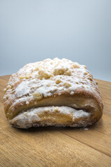 Jagodzianka sweet snack with blueberry filling.
