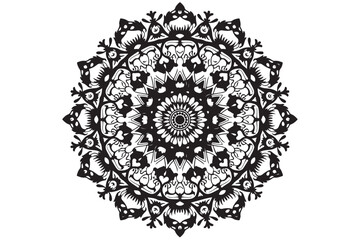 8 Laser-Cut Mandala & Floral Ornament Silhouette Bundle
