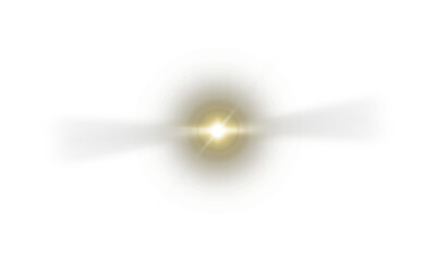 gold star light flare effect shine glow on transparent background. golden light sun shiny. effect magic light glow. ray gold. splash light. PNG file