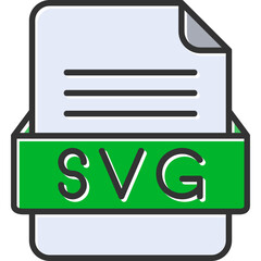 SVG File Format Vector Icon Design