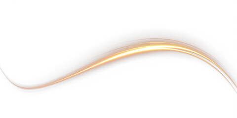 Glitter, light, line, twirl, golden. Shiny PNG swirl with radiant light. Golden curve PNG Overlay...