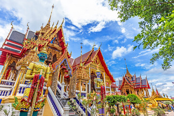 Wat Nang Sao temple at Samut Sakhon Province ,Thailand