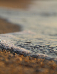 morning waves on the beach