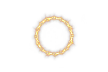 Electric, ring, lightning, circle, flash generate a stunning PNG effect. Golden PNG Overlay on transparent background brings energy, power and sparkle to futuristic dynamic design elements.