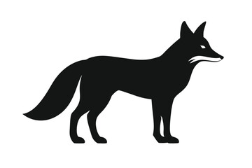 fox silhouette vector