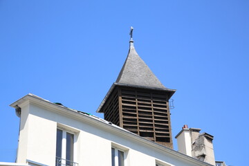 Clocher de l'Eglise protestante Foyer de l'âme à Paris