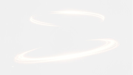 Beam, curve, dynamic, effect, flare, flash. Shiny PNG light swirl with transparent background. Glowing gold sparkle overlay with motion, magic, and futuristic energy design.