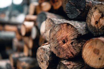 pile of wood logs
