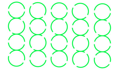 Circle Vector Icon with Transparent Background. Perfect for Modern Design Projects