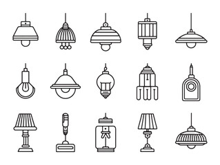 Lamp Minimalist Line Art Illustration