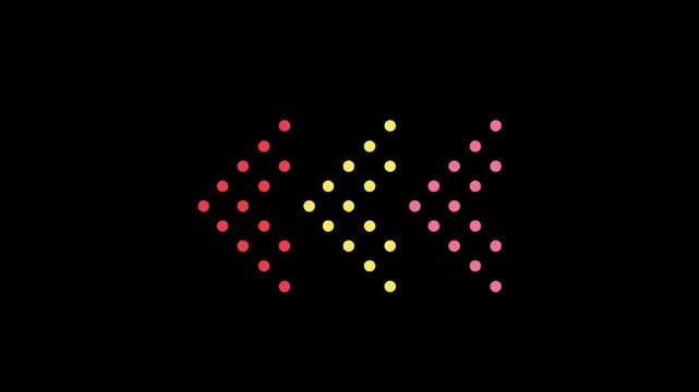 Green recycling symbol illustration on a black background for environmental conservation and sustainability concepts