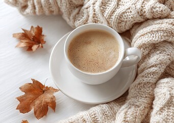 Coffee in a pretty cup