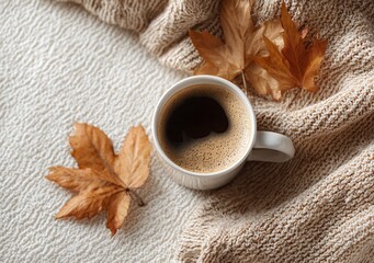 Coffee in a pretty cup