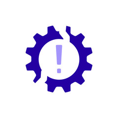 Icon a disruption, isolated against a clean background.
