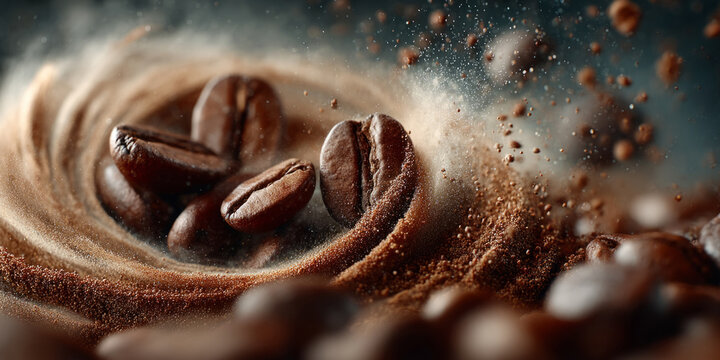 explosion loop with dynamic beans and drifting grounds in motion