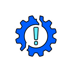 Icon a disruption, isolated against a clean background.
